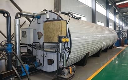 Thermal oil asphalt tank steps cause rusty state